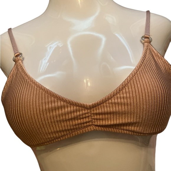 American Eagle Aerie Bikini ribbed metallic - Picture 2 of 3